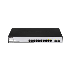 DLK-DGS-1210-10P 10-Port PoE Gigabit WebSmart Switch, including 2 Gigabit Combo BASE-T/SFP